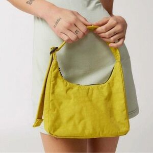 Baggu Mini Nylon Shoulder Bag—Sour